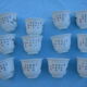 Old luxury chinese box, 12 porcelain bowls