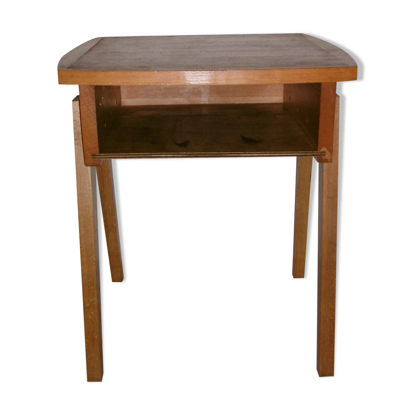 Scandinavian style in beech bedside table