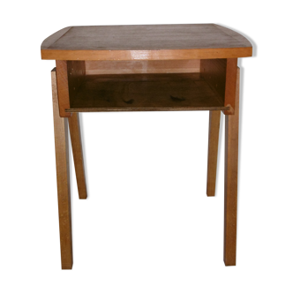 Scandinavian style in beech bedside table
