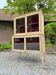 Louis xvi xviii eme century painted wood showcase