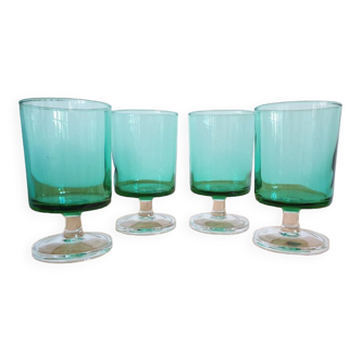 Set de 4 verres à eau Luminarc vintage