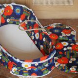 Wicker baby bassinet