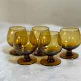 Amber shot glass