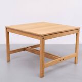 Solid oak coffee table by søren holst for fredericia furniture