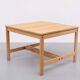 Solid oak coffee table by søren holst for fredericia furniture
