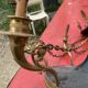 Six-light bronze chandelier, Empire Style