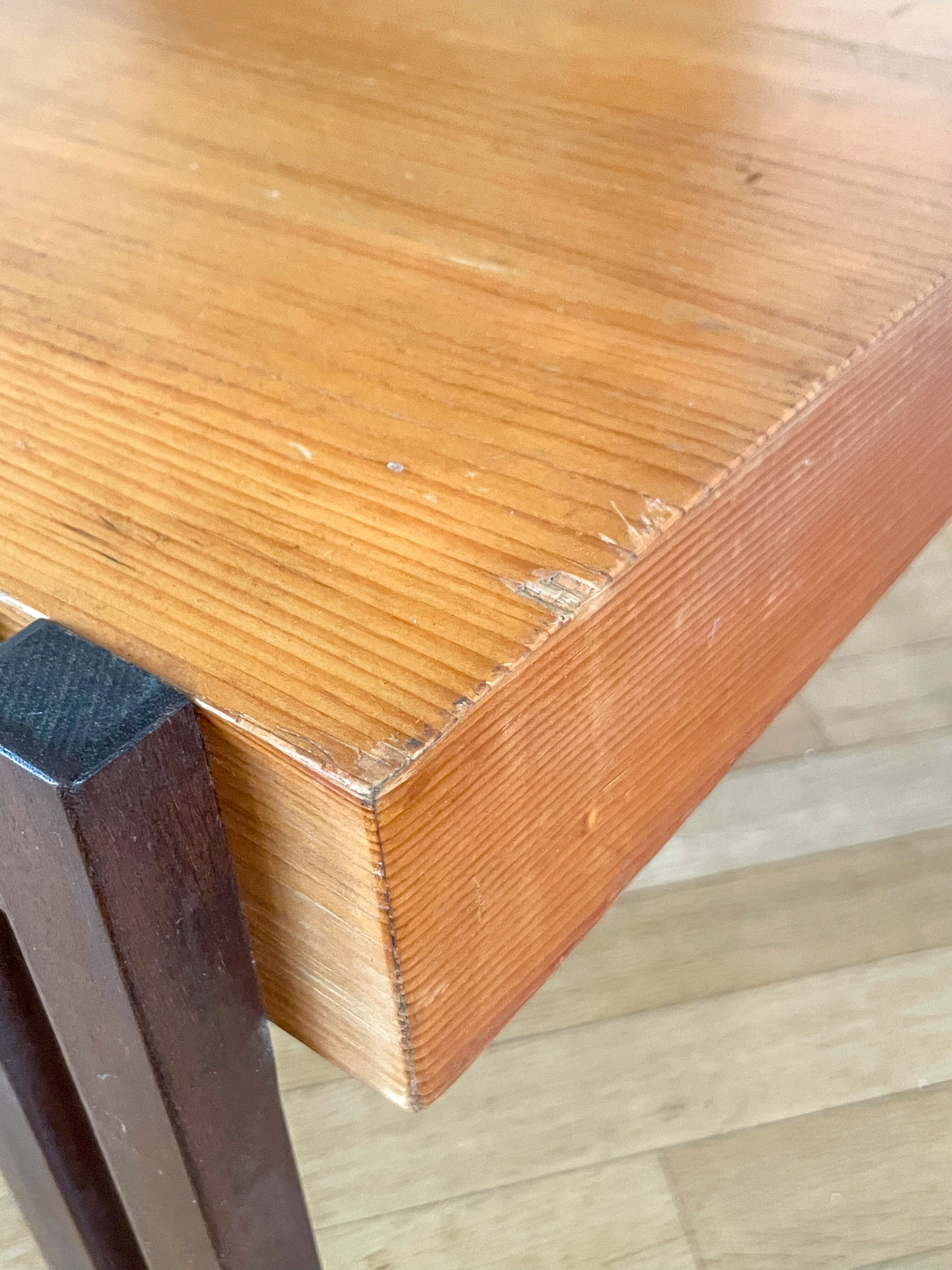 Scandinavian wooden coffee table, 1970