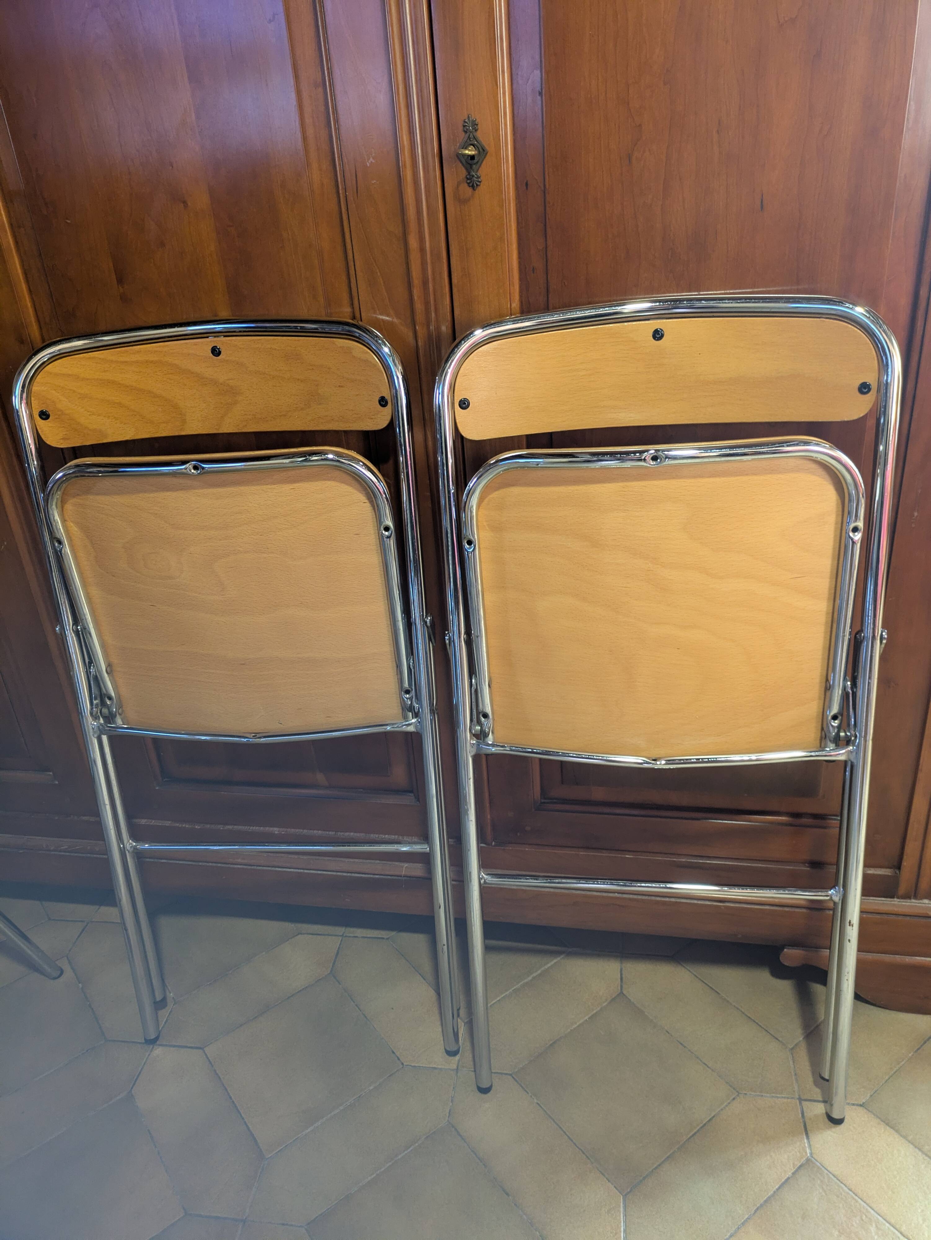 Lot de 4 chaises pliantes Souvignet