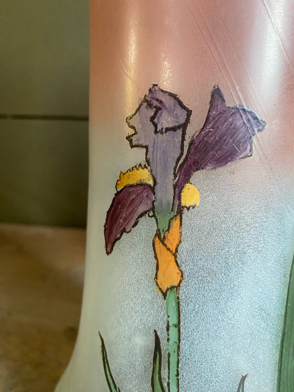 Paire de vases art nouveau début XXeme