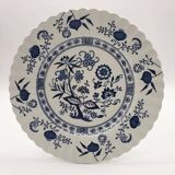 2 Serving dishes, J & G Meakin Classic White Blue Nordic.