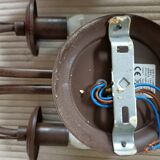 Pair of matte metal wall lights