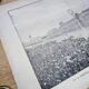 Paris Longchamp, large period engraving, printed in 1891.