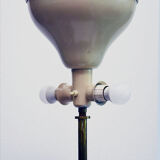 Ceramic floor lamp with little roses, 1950s