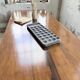 Table de ferme campagne noyer massif XL 250cm