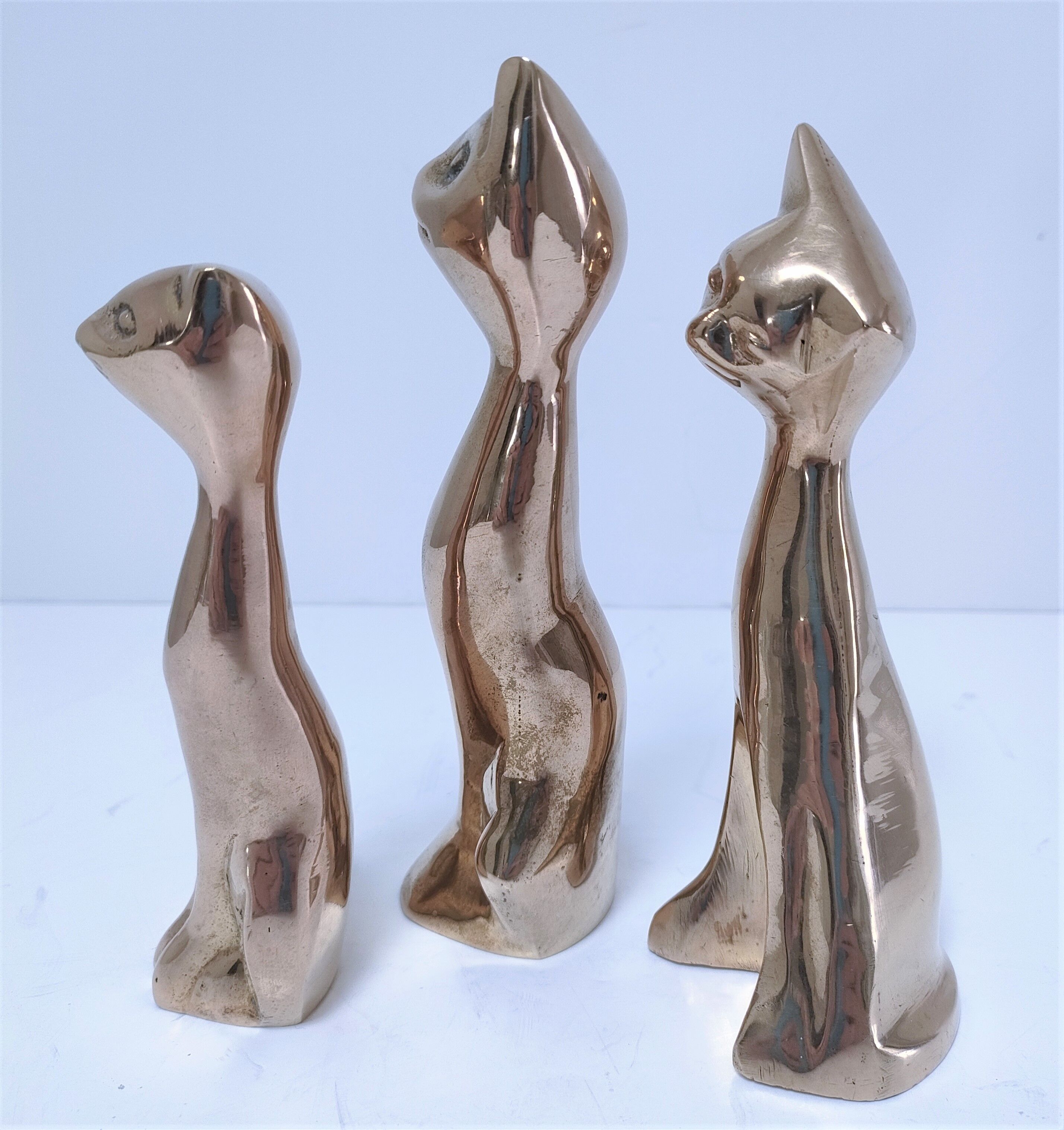 Three cats brass massive design 80s
