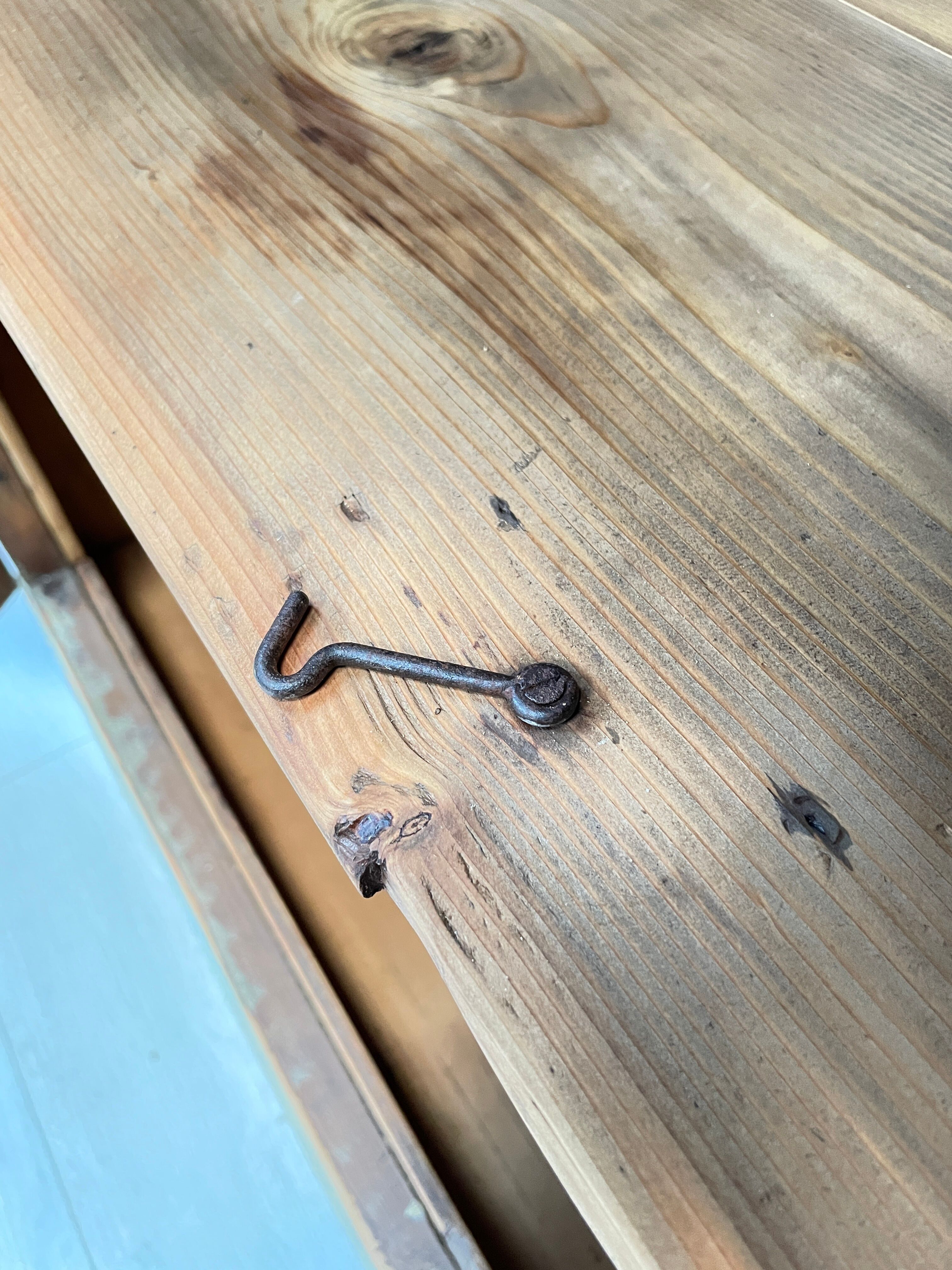 Parisian buffet in patinated wood, circa 1930.