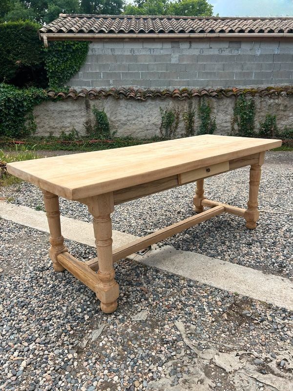 Table de ferme bois massif