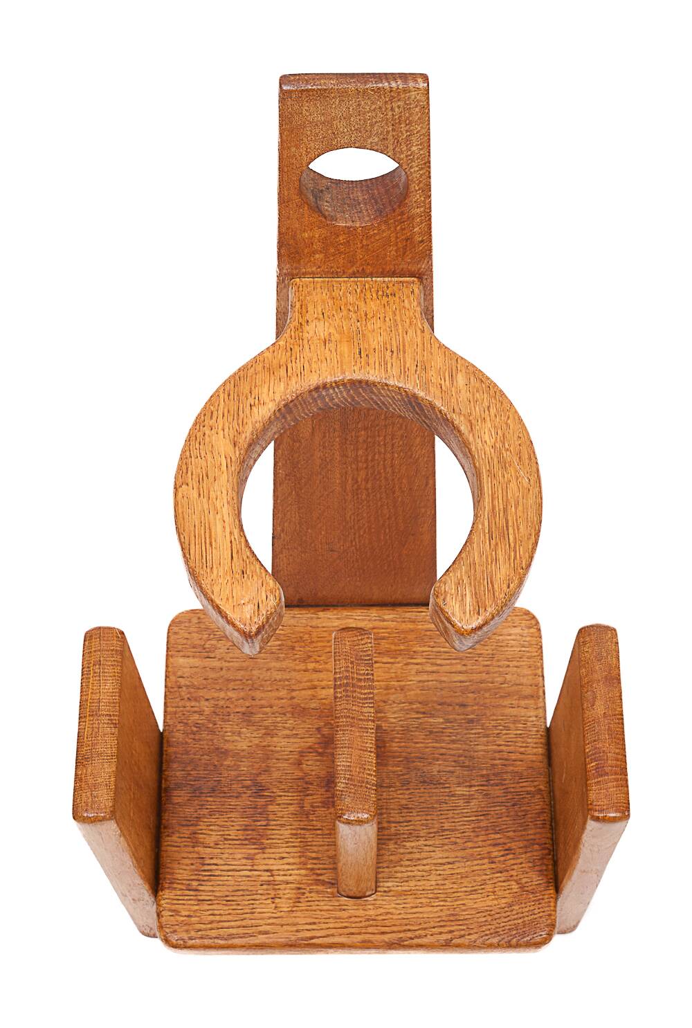 Magazine rack ashtray holder by Guillerme et Chambron