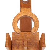 Magazine rack ashtray holder by Guillerme et Chambron