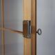 60's glass bookcase