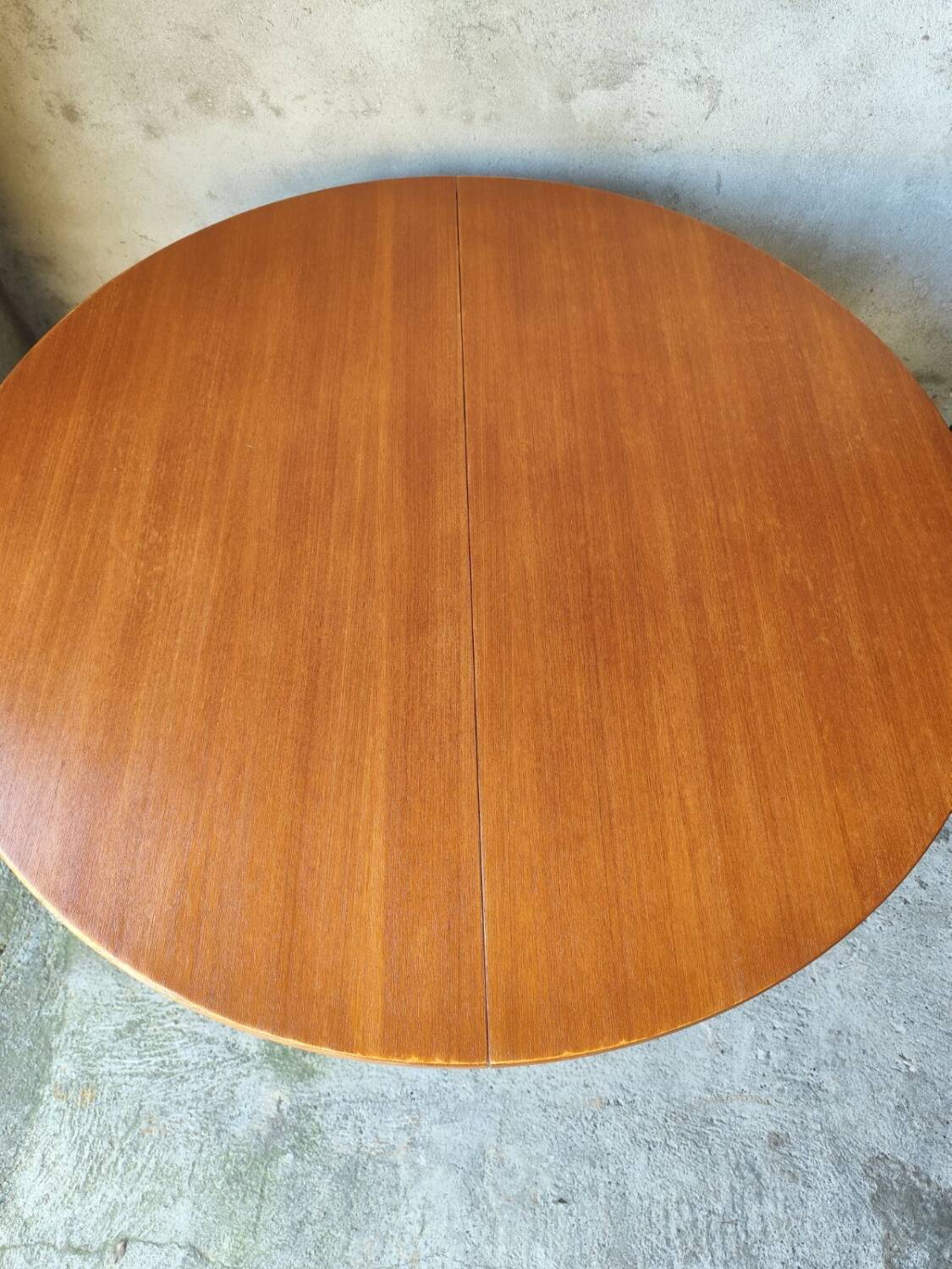 Vintage round dining table