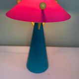 Lampe vintage colorée