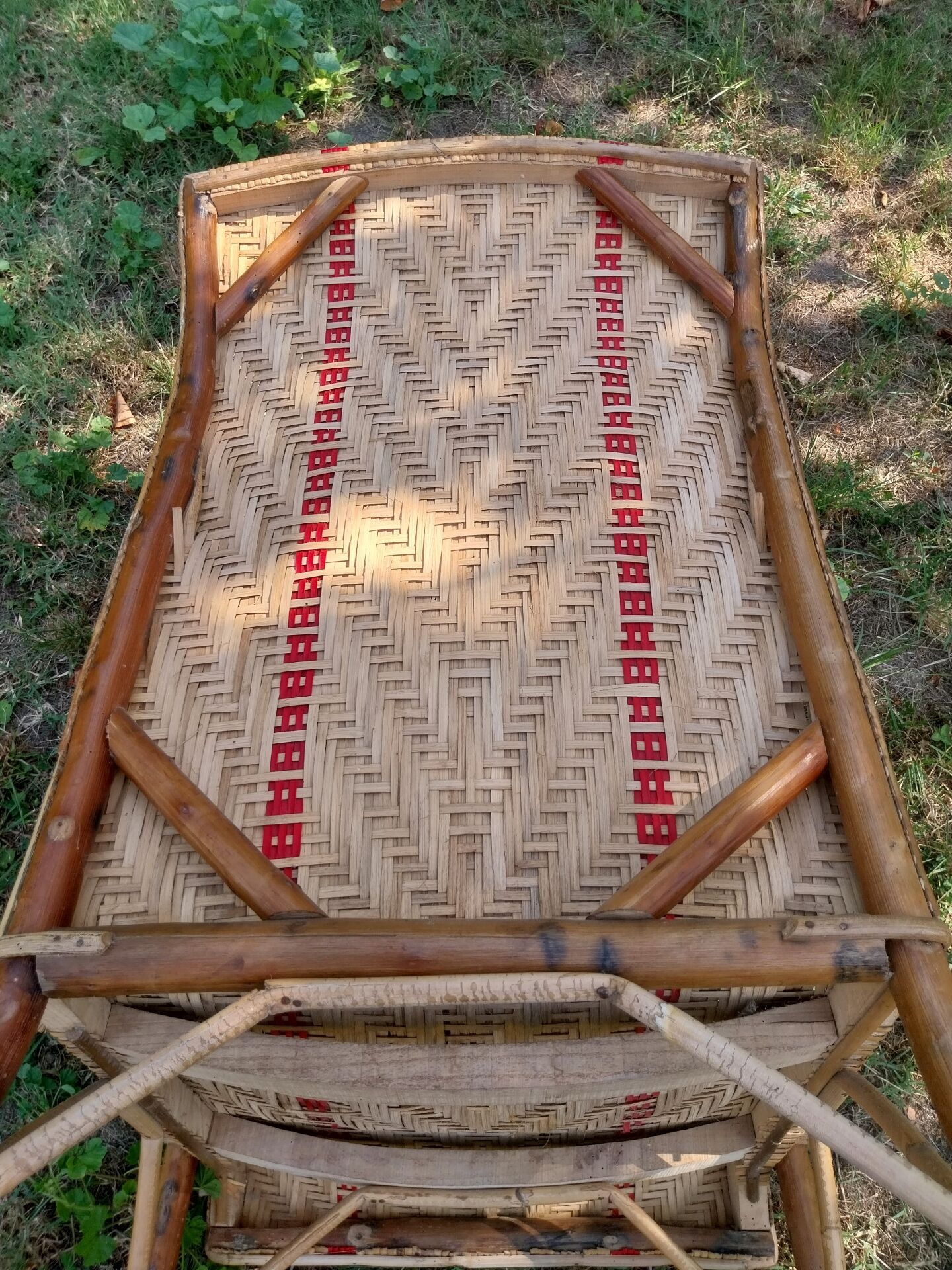 Rattan armchair