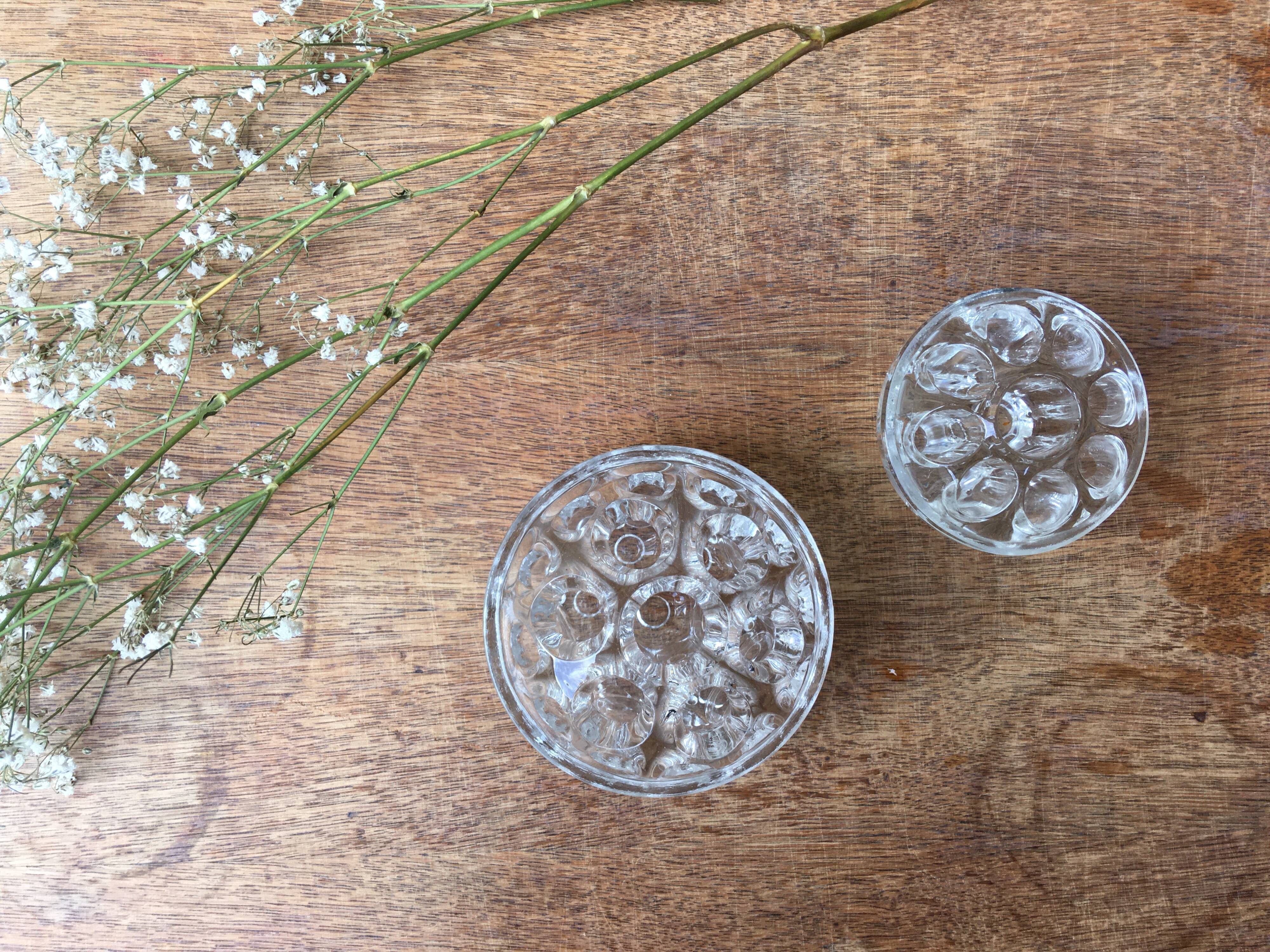 Lot de 2 pique fleurs vintage