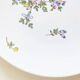 Chinese plate with hand-painted flowers