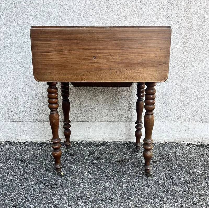 Table d'appoint, de toilette ancienne en bois