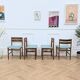 6 chaises vintage design scandinaves