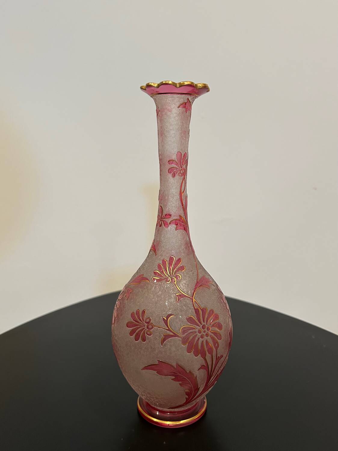 Crystal vase St Louis