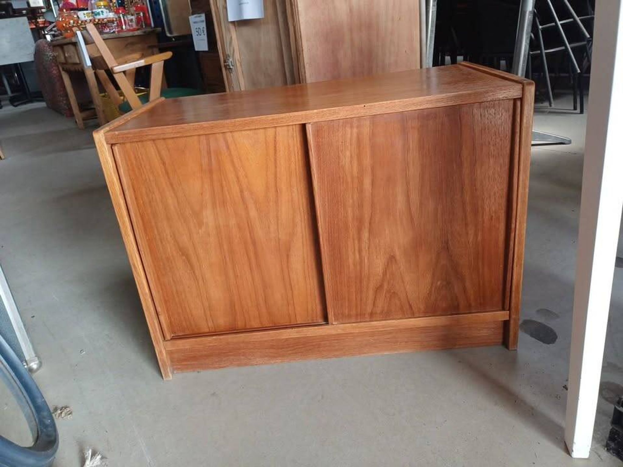 Low furniture / Scandinavian sideboard in teak - Bertil Fridhagen for Bodafors