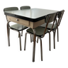 Ensemble formica - table et 4 chaises