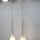 IKEA Klockspel 1980 pair of pendant lights cleaned and functional.