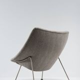 Oyster chair with Ottoman - Pierre Paulin