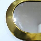 Handcrafted mirror made of brass in Morocco 25cm