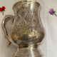 Silver-plated metal cup