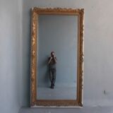 Mirror in time Golden stucco restoration 126x212cm