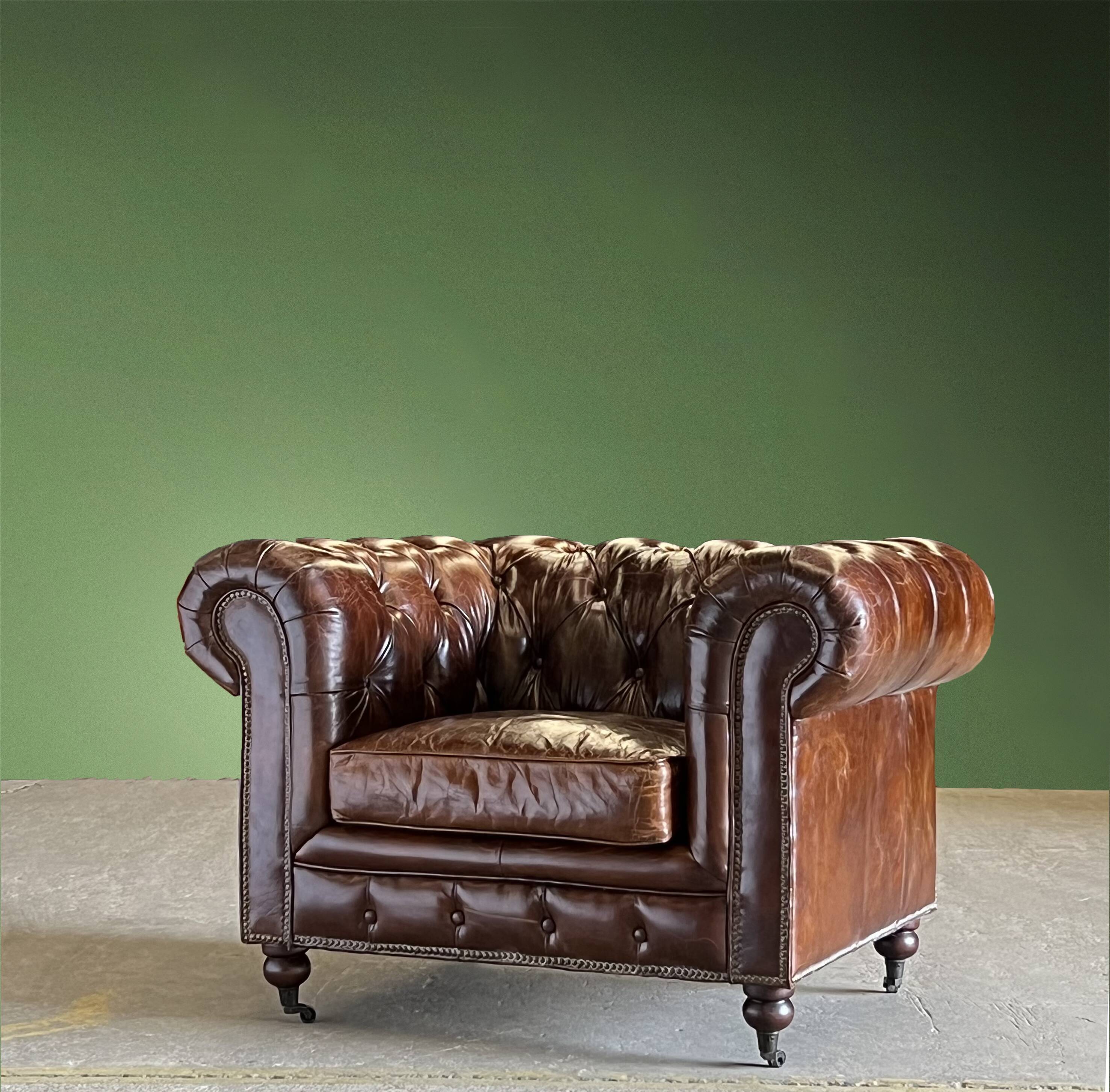 Chesterfield armchair