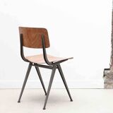 Friso Kramer style chair in oak and grey
