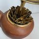 Vintage cigarette holder 1960 Longchamp leather fawn pipe - 24 x 15 cm