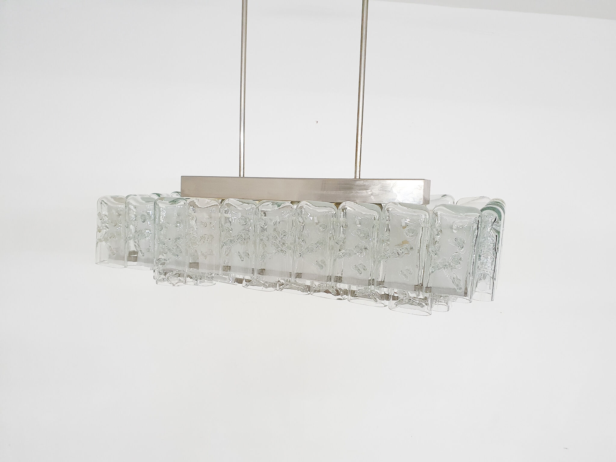 Glass chandelier by Doria, Germany 1960s