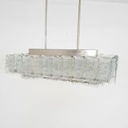 Lustre en verre par Doria, Allemagne années 1960