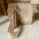 Pair of Art Deco marble bookends