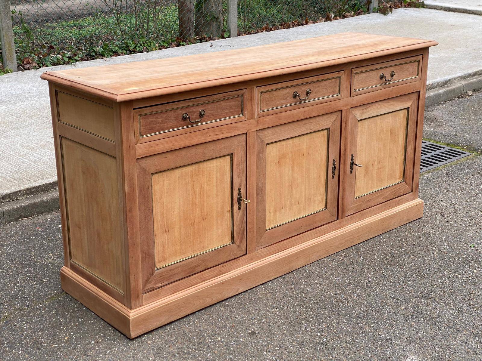 Renovated wooden imperial buffet from the 20th century, 180cm.