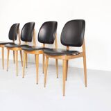 Set of 4 chairs Baumann of the 1970s