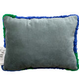 Wool tufted cushion