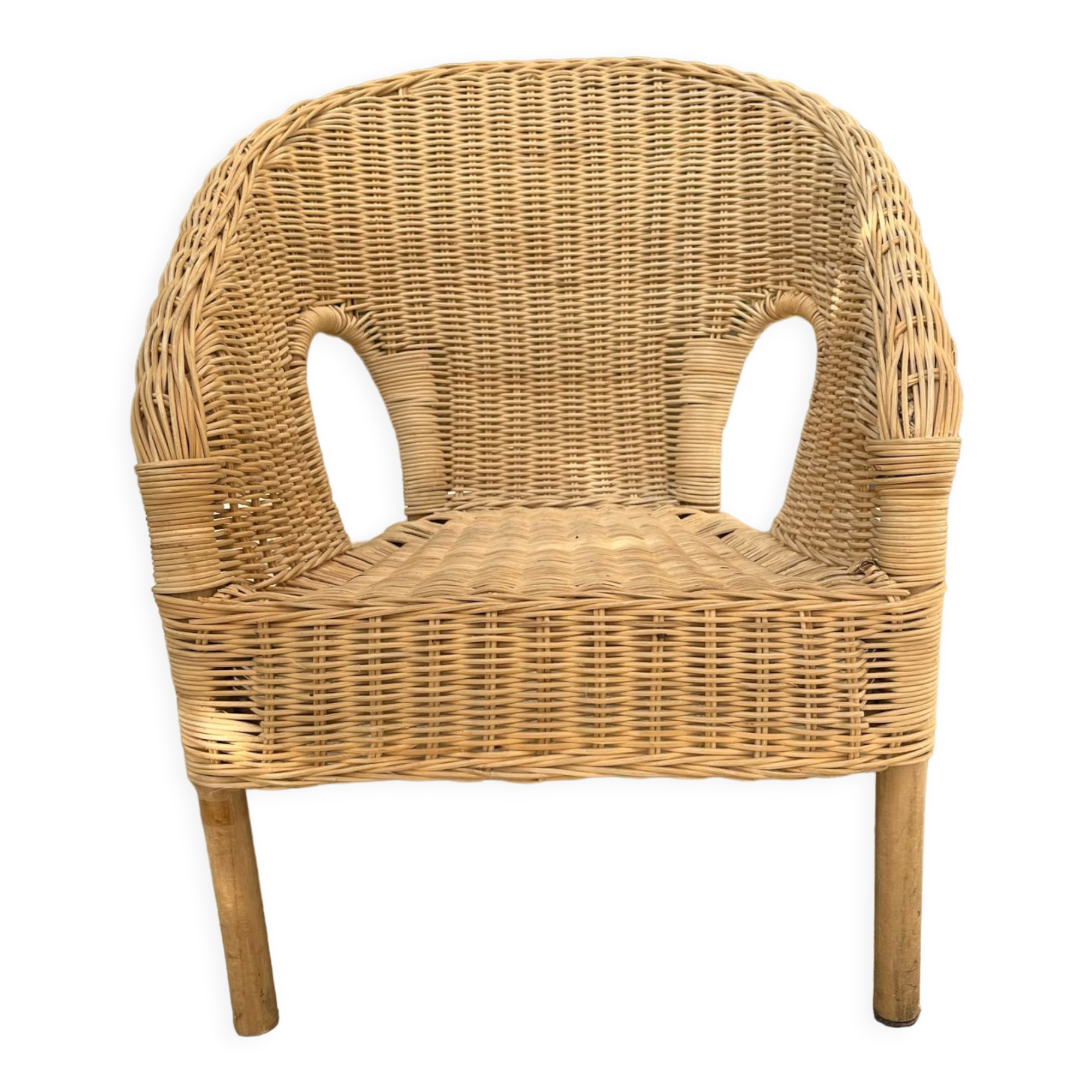 Wicker children's chair