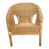 Fauteuil enfant en osier